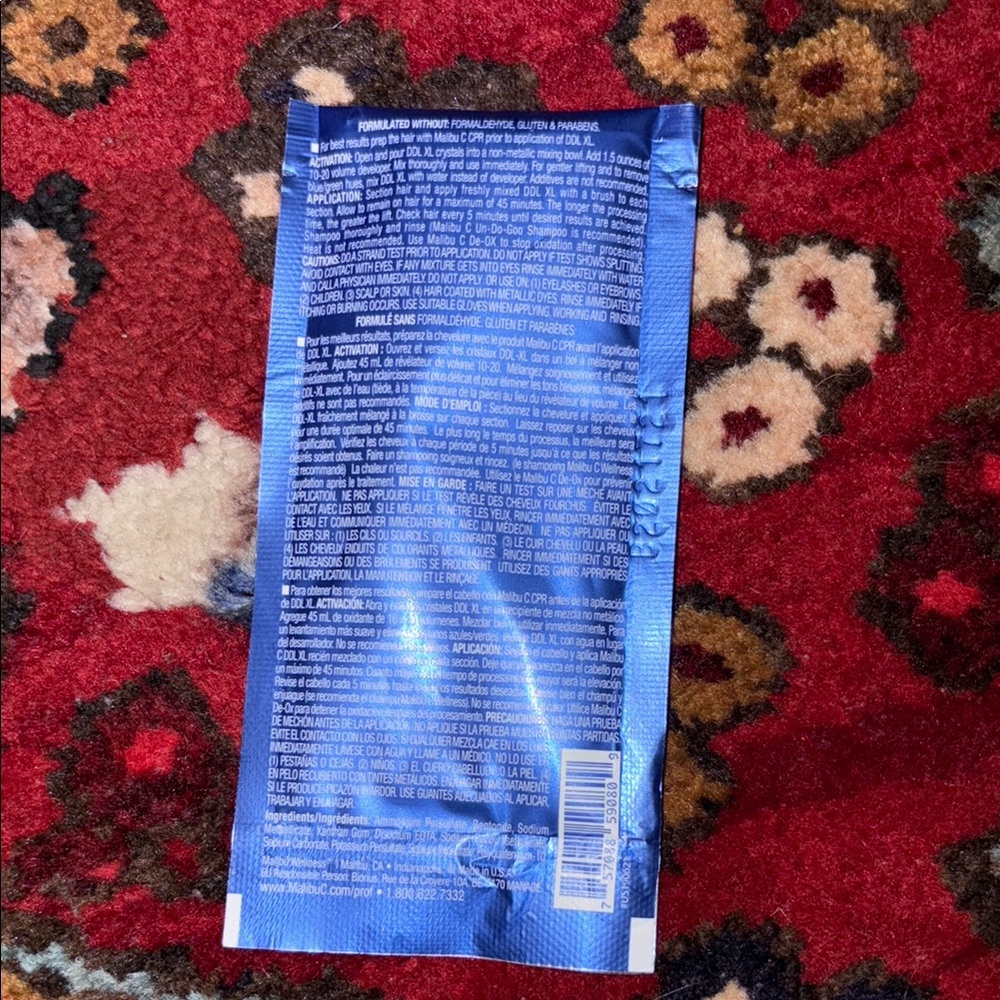 Malibu Professional DDL XL Direct Dye Lifter Packet - Picture 3 of 4